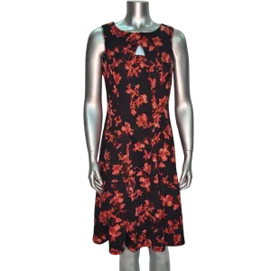 Rodan Dress - Black & Red Floral