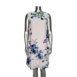 Rodan Dress - White & Purple Floral