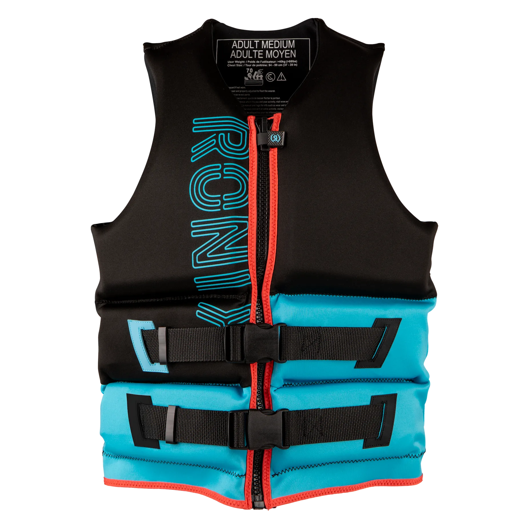 Ronix Cloud Break Women's CGA Life Jacket in Blue / Black