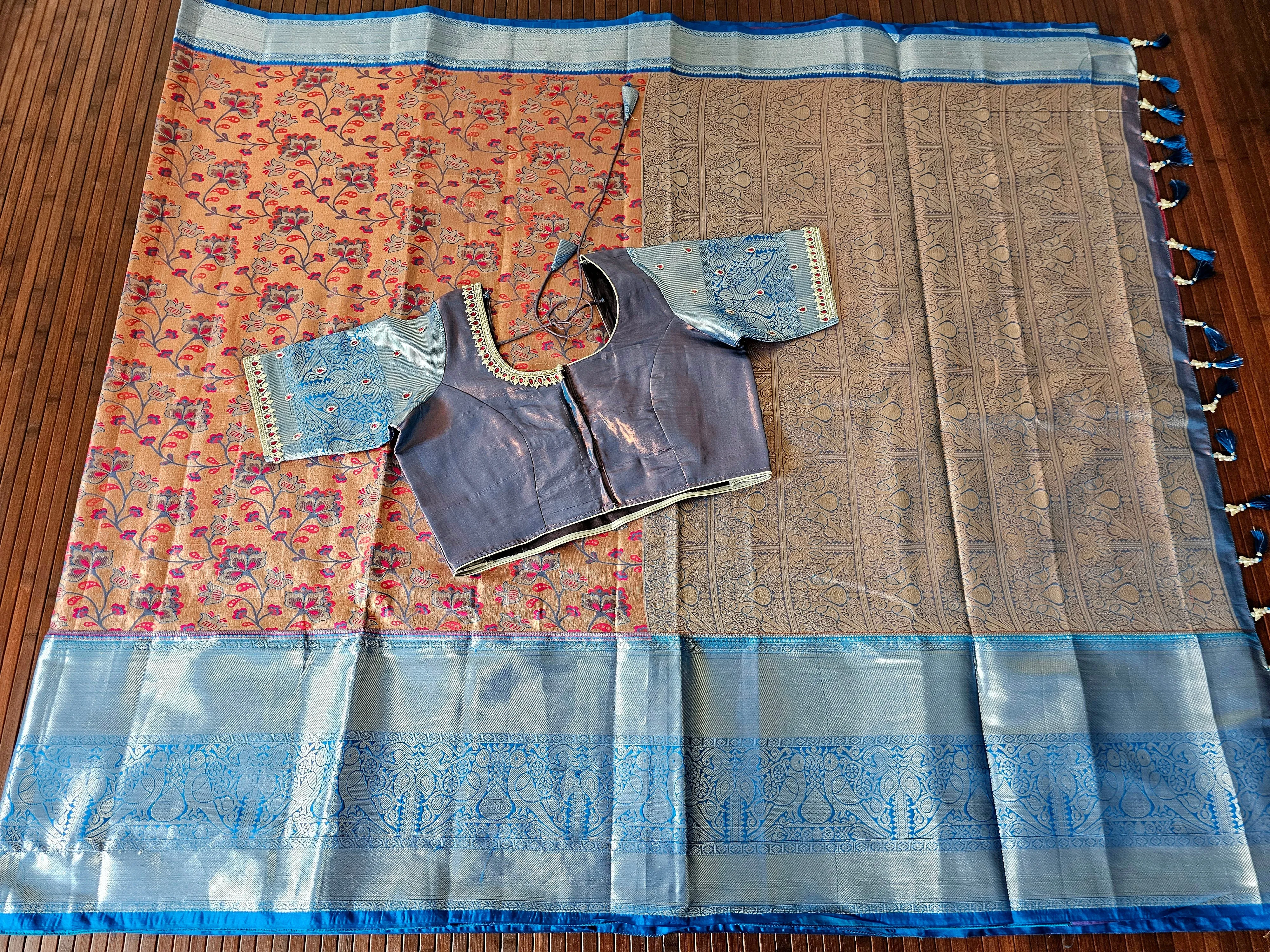 Semi Kanchipattu Saree