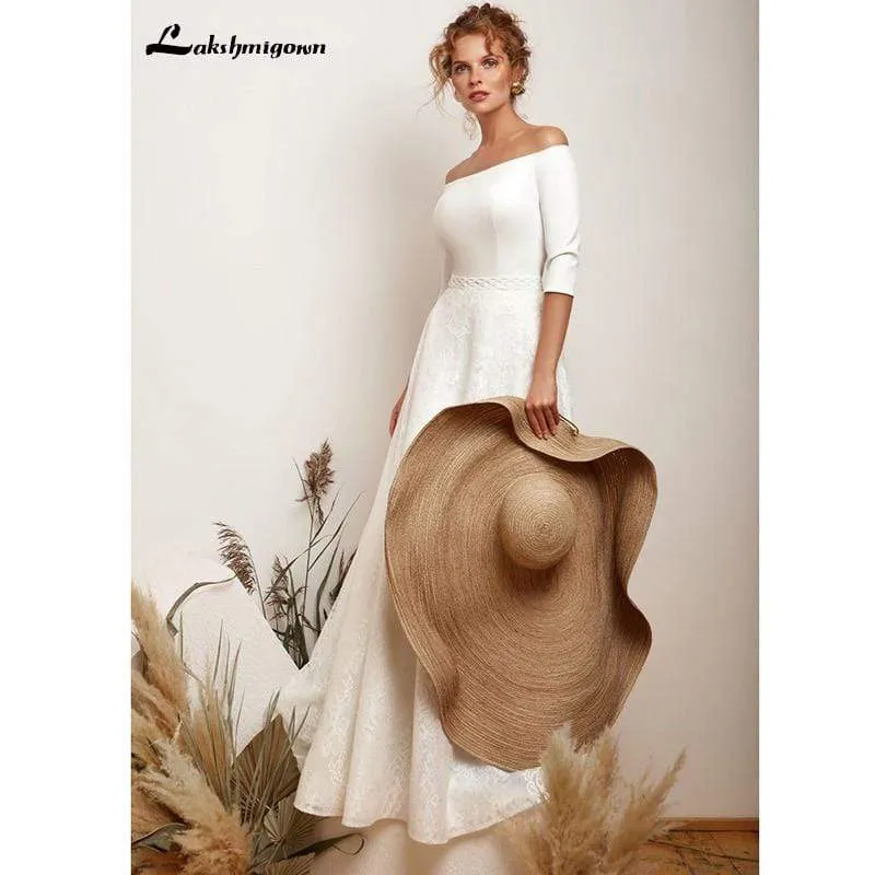 Sexy Backless Dress Bridal Summer Wedding Wedding