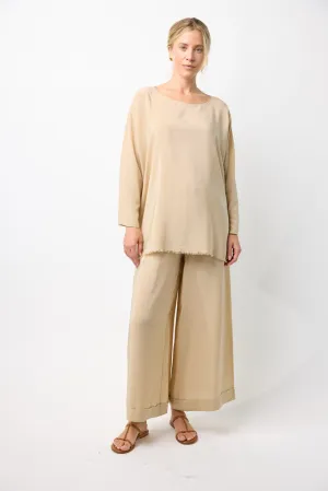 Silk Boatneck Blouse