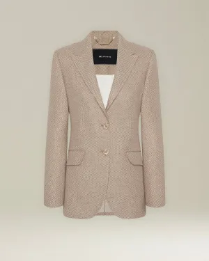 SINGLE-BREASTED CASHMERE BLAZER