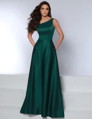 Size 14 Kanali K 1901 Hunter Green Bridesmaid Dress