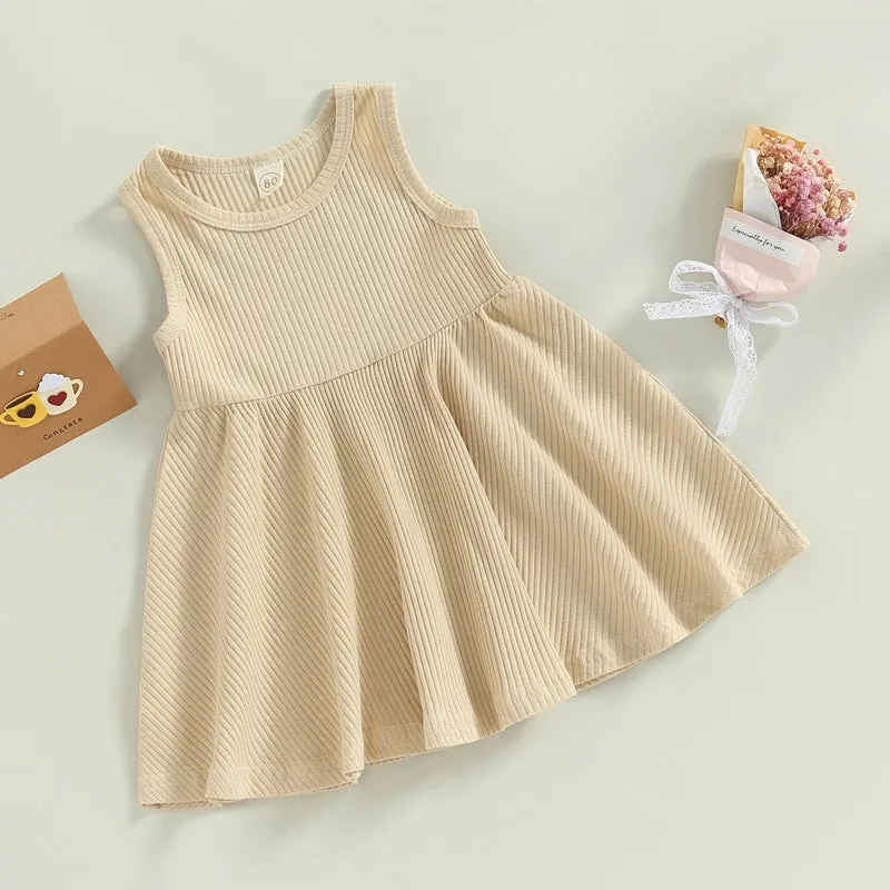 Sleeveless A-Line Dress