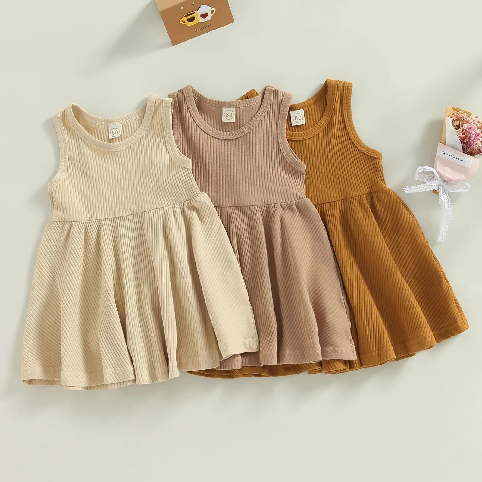 Sleeveless A-Line Dress