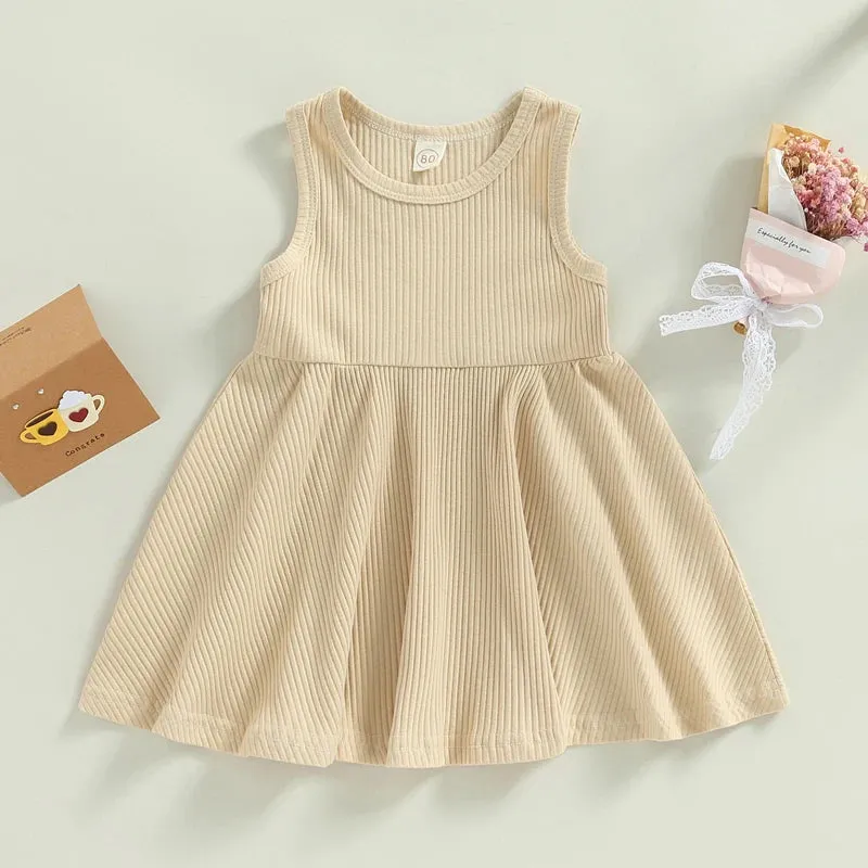 Sleeveless A-Line Dress