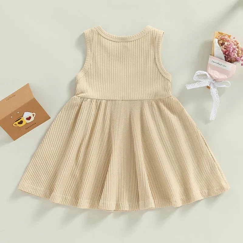 Sleeveless A-Line Dress