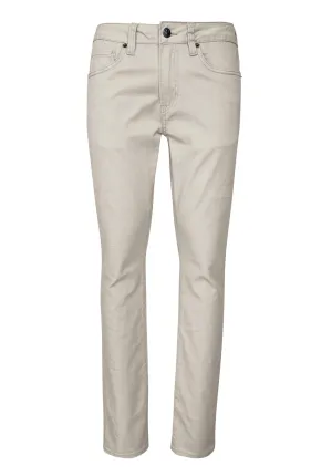 Slim Ash Men's Twill Pants in Beige - BM22017