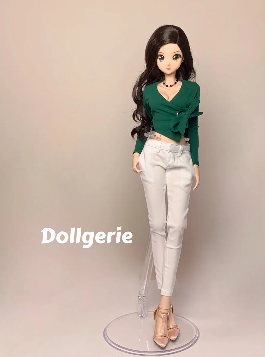 Slim White Long Pants for SmartDoll