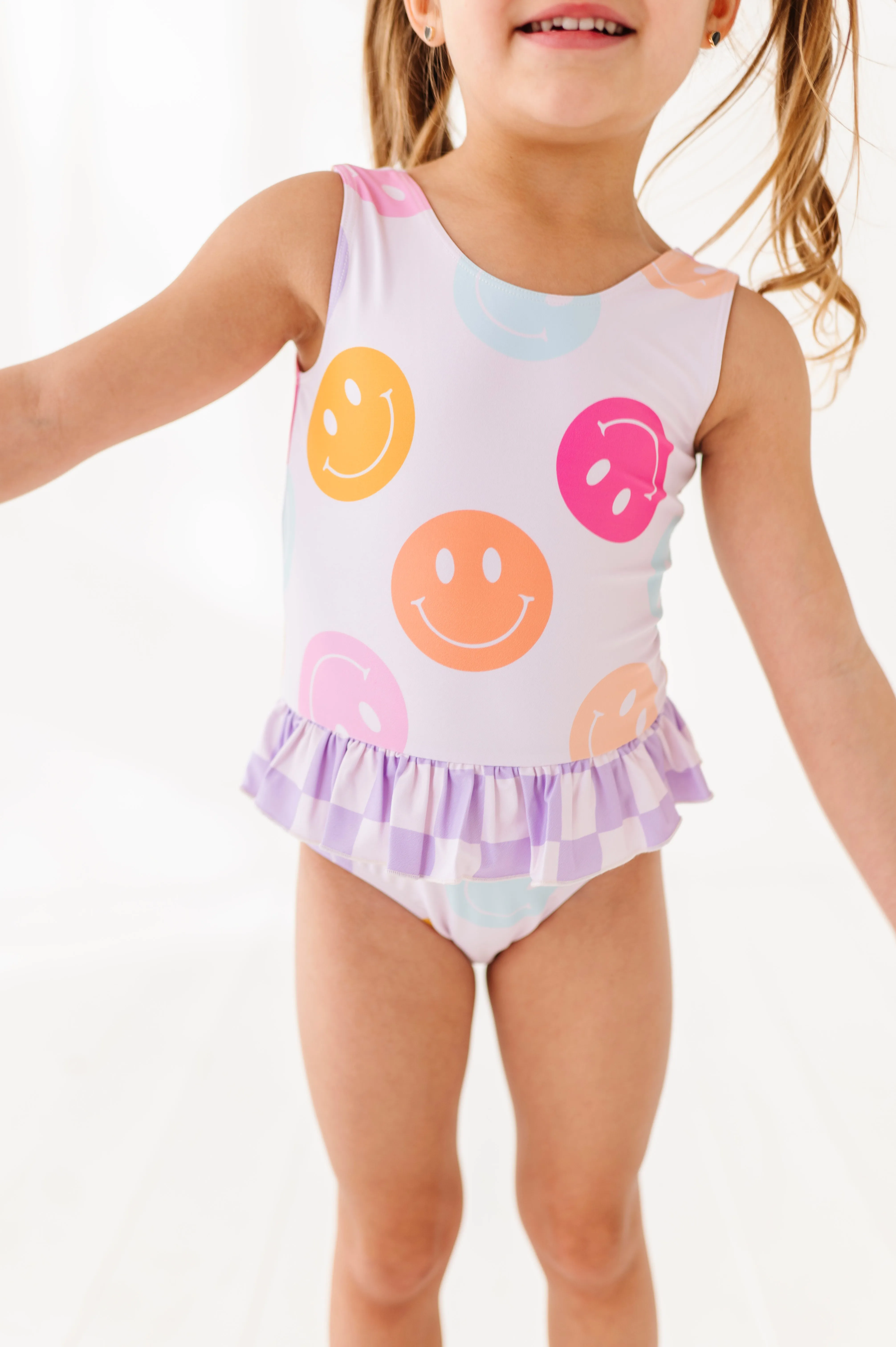 Smilies   Check: Ruffle Skirt ONE-PIECE