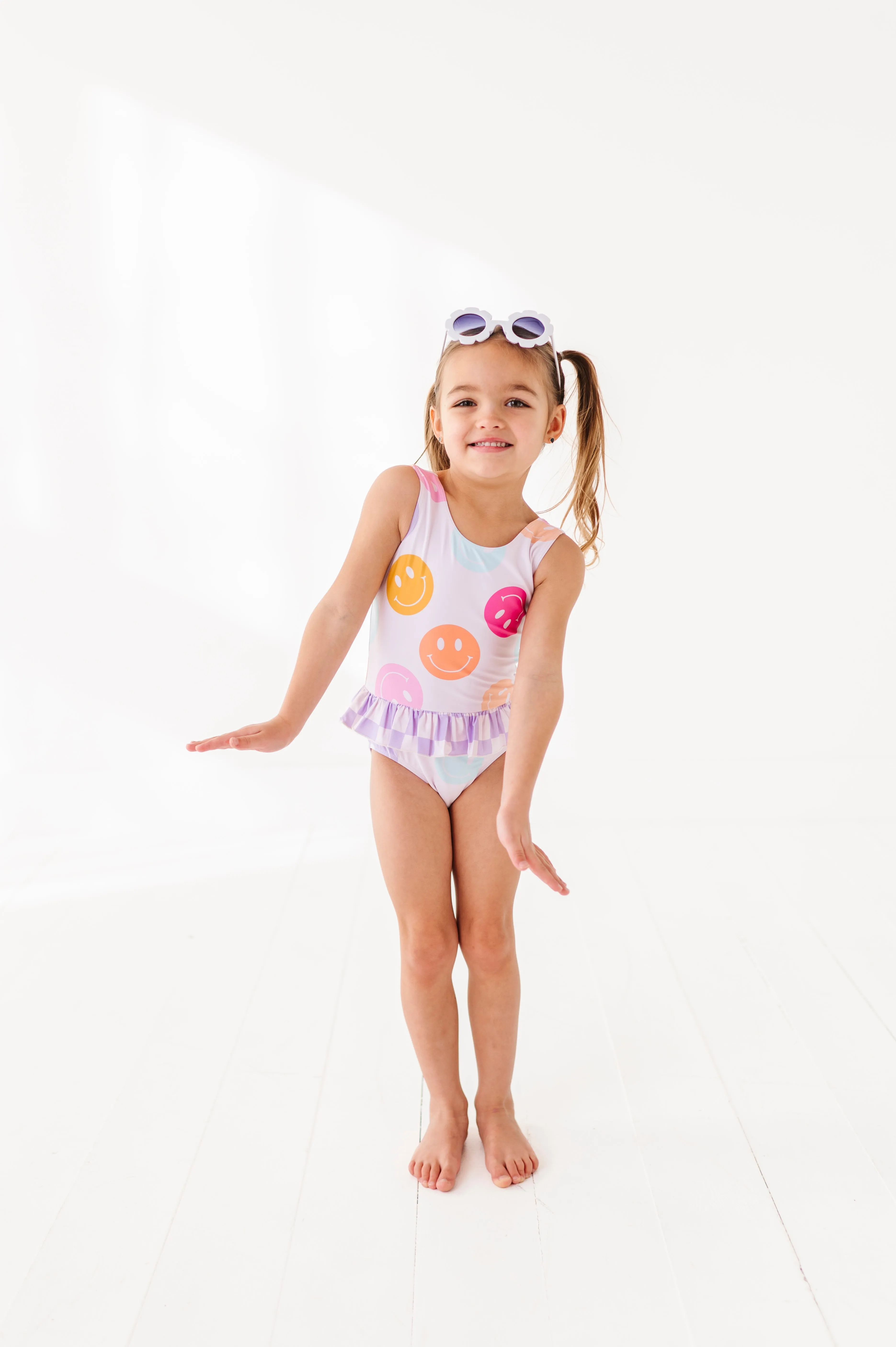 Smilies   Check: Ruffle Skirt ONE-PIECE