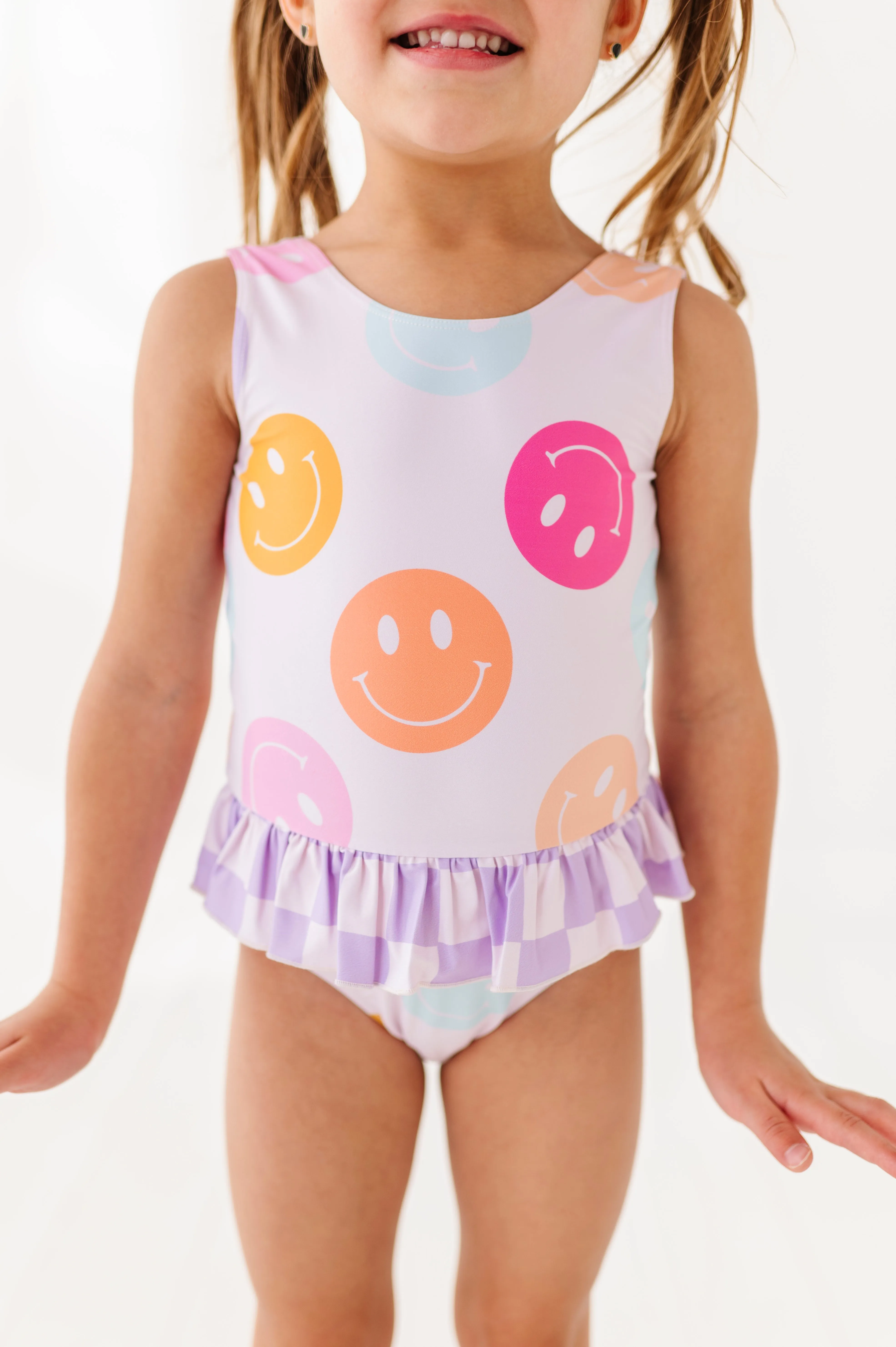 Smilies   Check: Ruffle Skirt ONE-PIECE