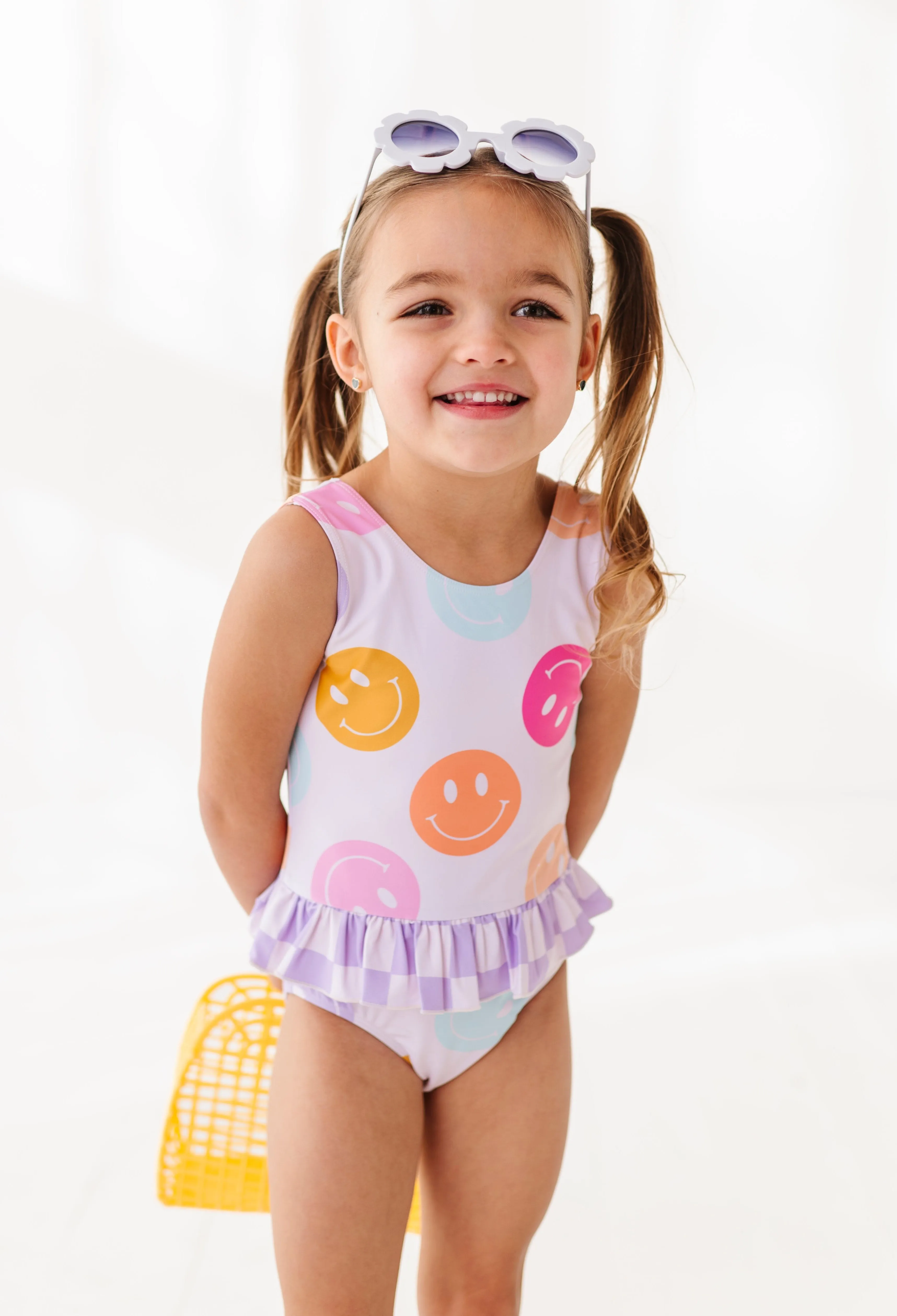 Smilies   Check: Ruffle Skirt ONE-PIECE
