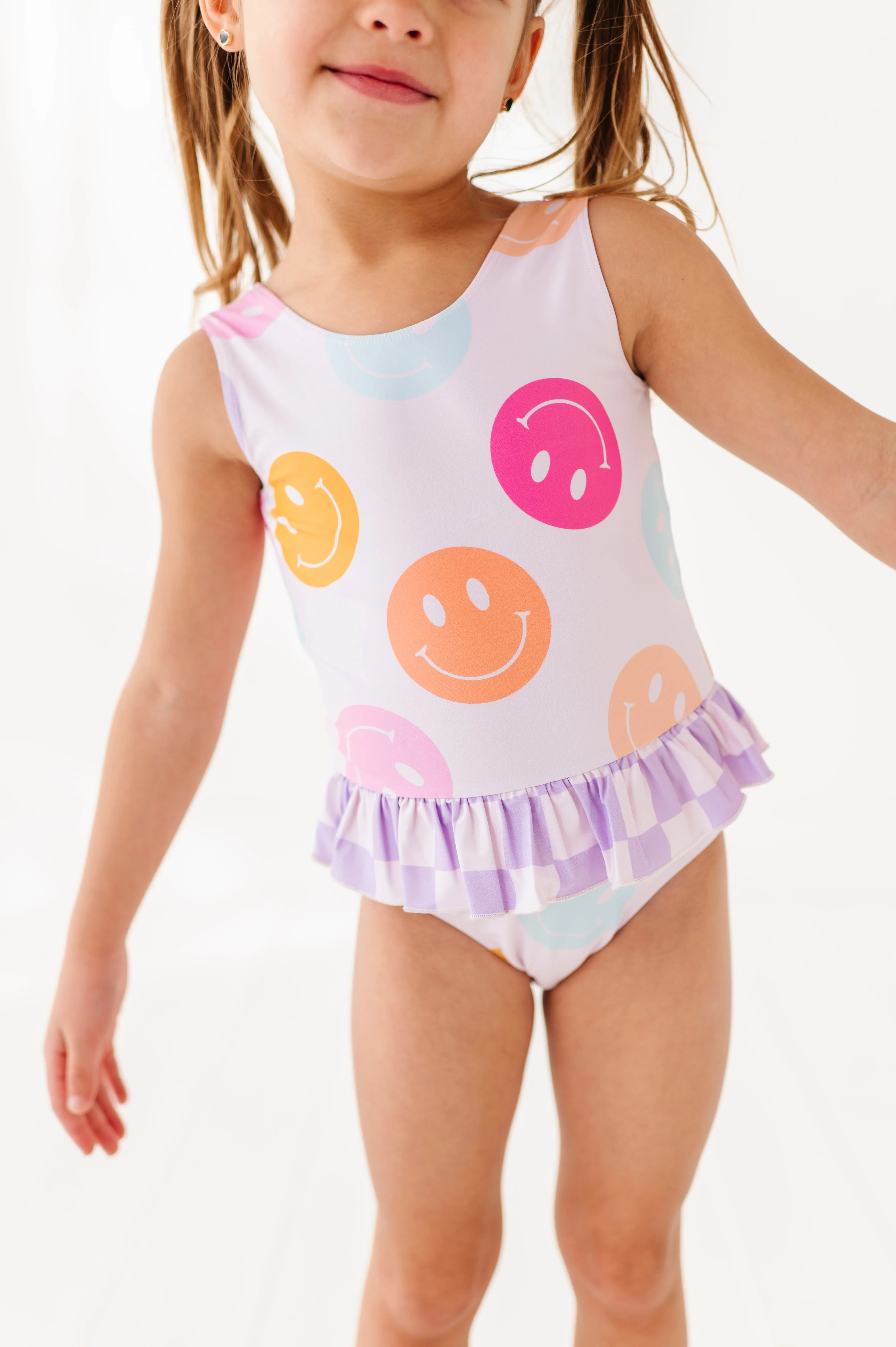 Smilies   Check: Ruffle Skirt ONE-PIECE