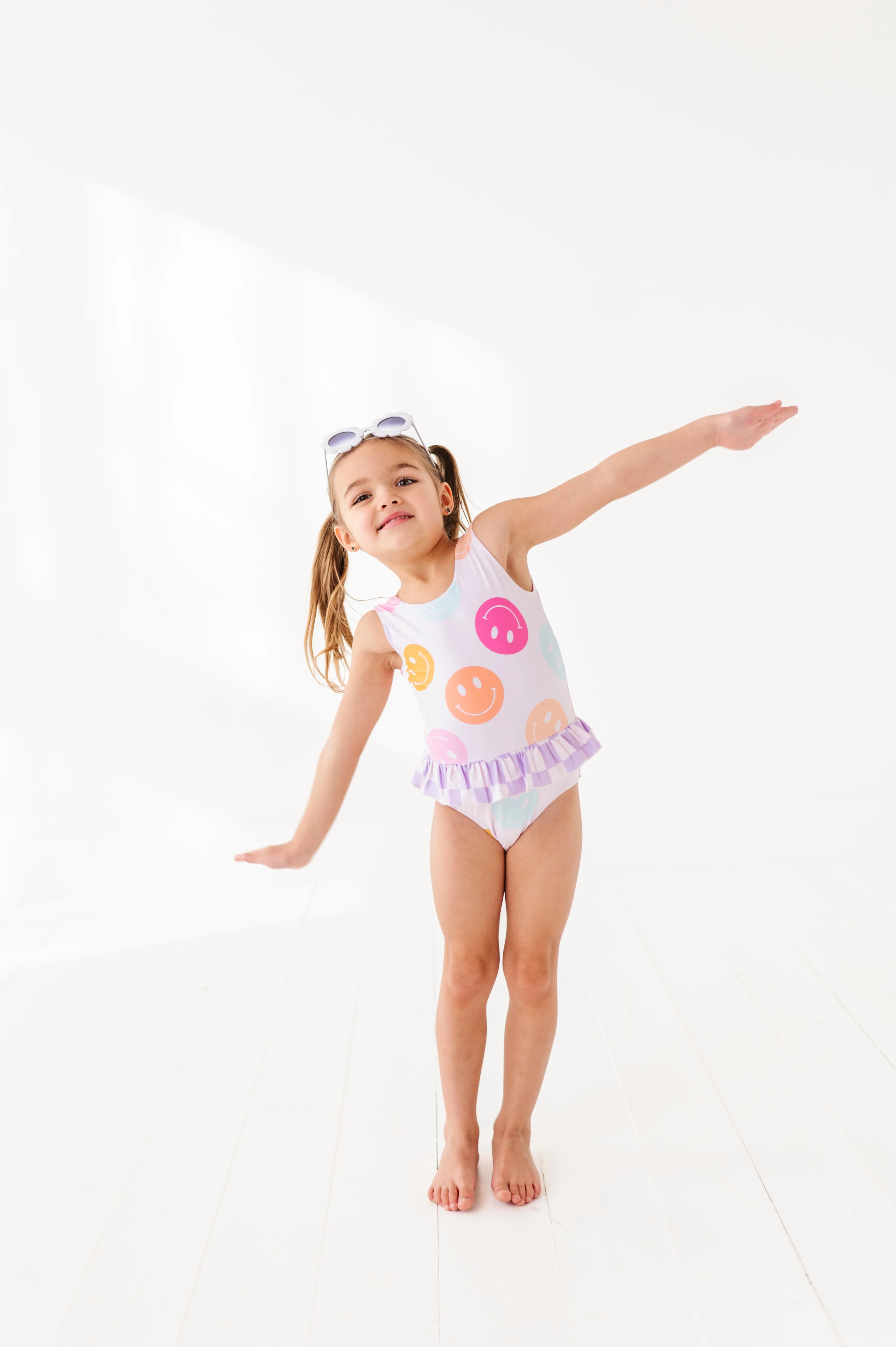 Smilies   Check: Ruffle Skirt ONE-PIECE