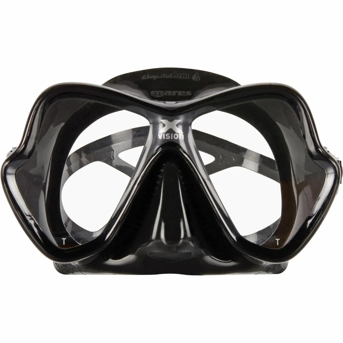 Snorkelling and Scuba Diving Mask Mares X-Vision Liquid Skin - Black/Grey