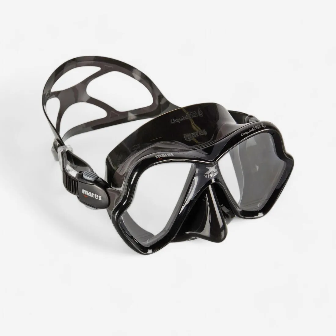 Snorkelling and Scuba Diving Mask Mares X-Vision Liquid Skin - Black/Grey
