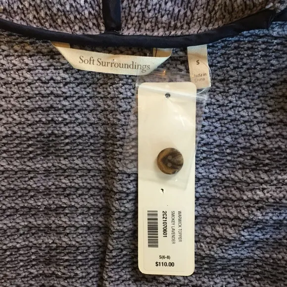 SOFT SURROUNDINGS | Smoky Lavender Warwick Topper Blazer
