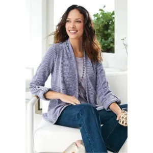 SOFT SURROUNDINGS | Smoky Lavender Warwick Topper Blazer