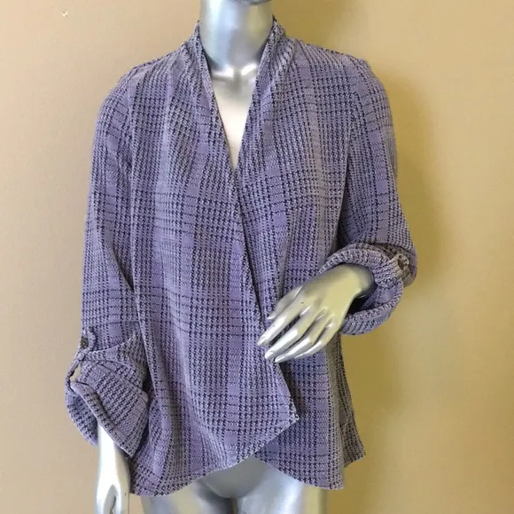 SOFT SURROUNDINGS | Smoky Lavender Warwick Topper Blazer