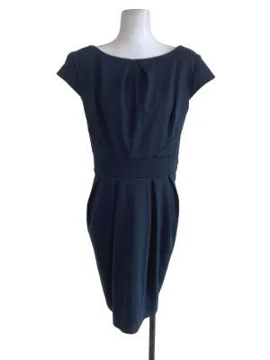 Space Blue A-Line Dress