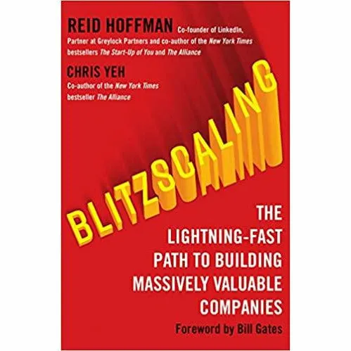 Strategize to Win,Leadership Gap,Blue Ocean Shift,Blitzscaling 4 Books Collection Set