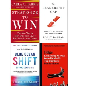 Strategize to Win,Leadership Gap,Blue Ocean Shift,Edge 4 Books Collection Set