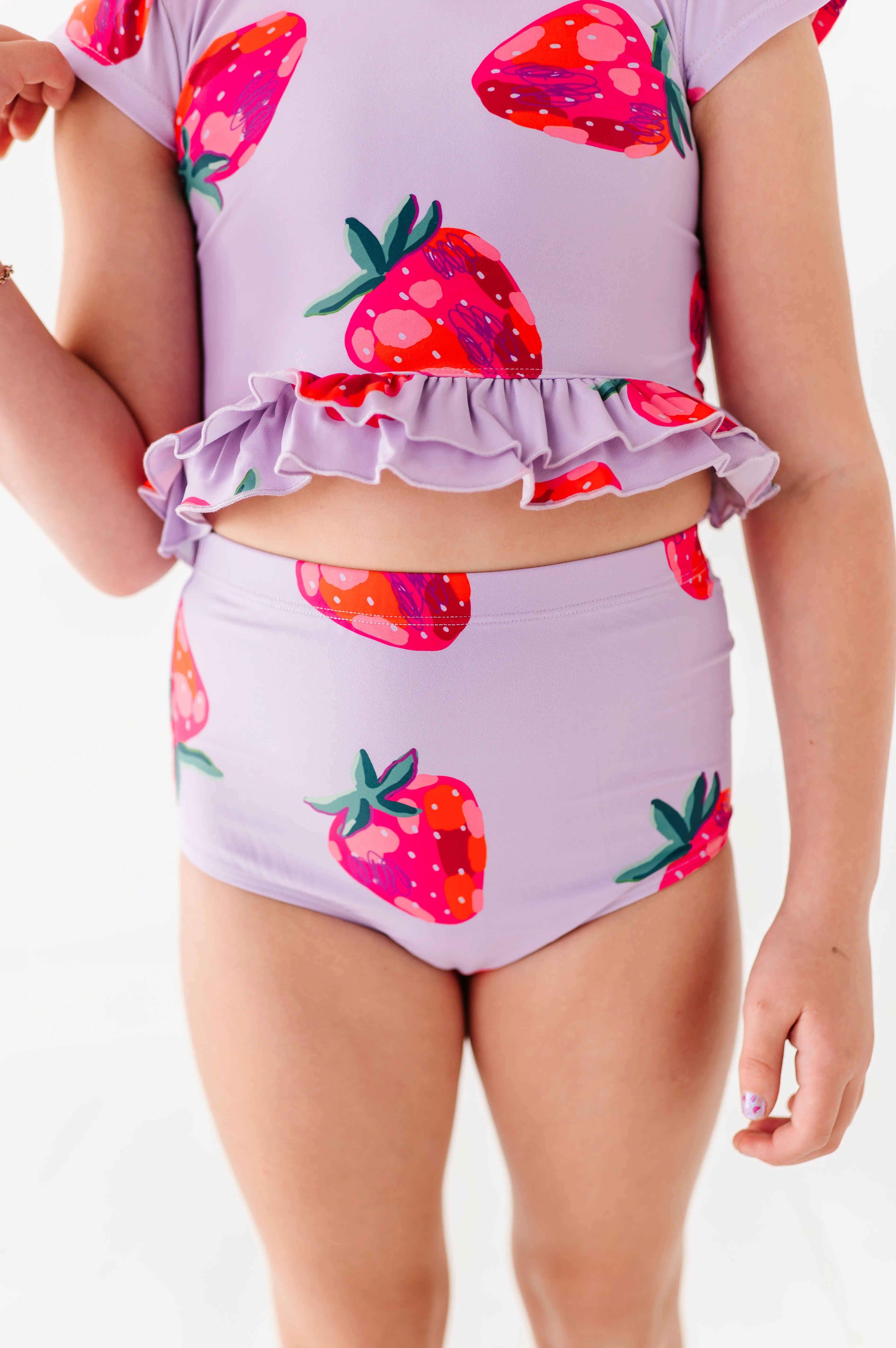Strawberries: Cap Sleeve TWO-PIECE