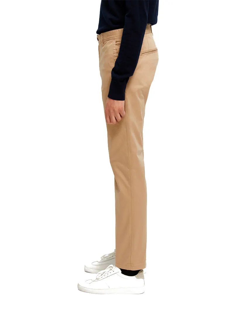 Stuart Stretch Chinos Regular Slim Fit Sand