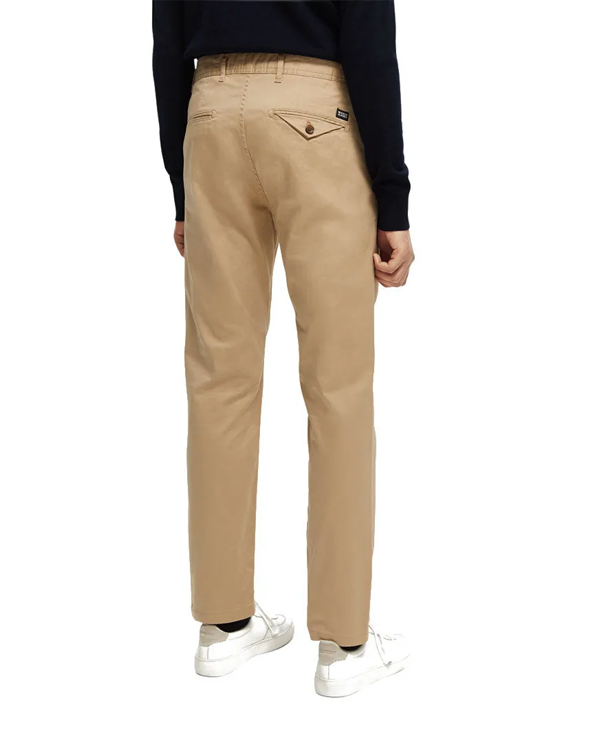 Stuart Stretch Chinos Regular Slim Fit Sand