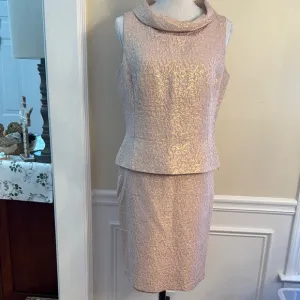 Stunning Maggy London Two Piece Brocade Dress