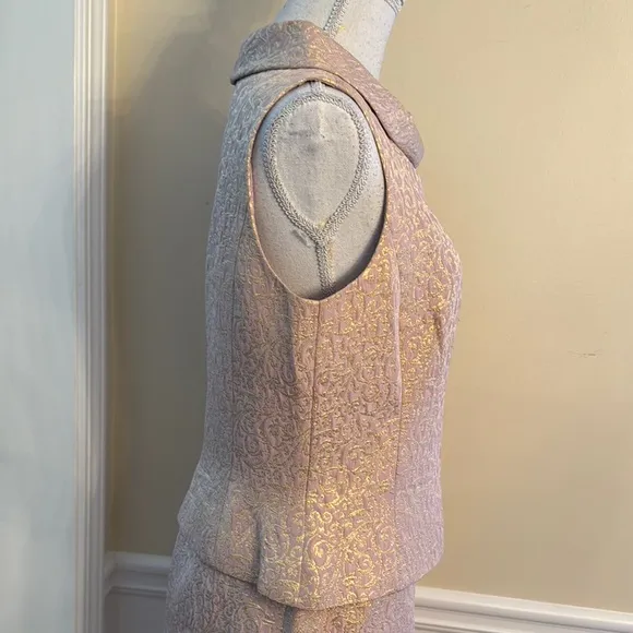 Stunning Maggy London Two Piece Brocade Dress