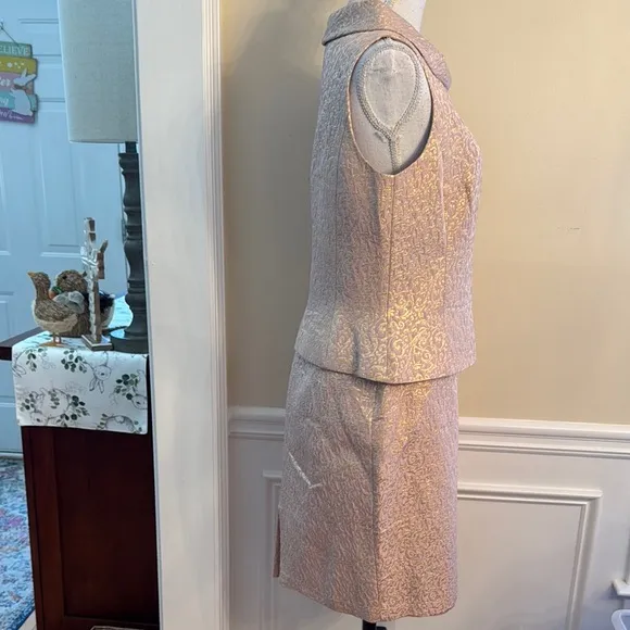 Stunning Maggy London Two Piece Brocade Dress