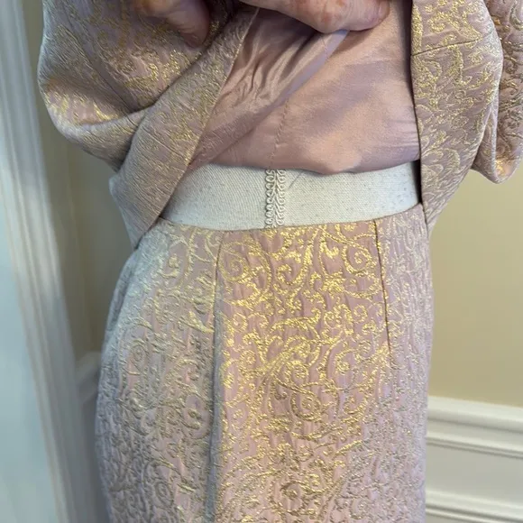 Stunning Maggy London Two Piece Brocade Dress