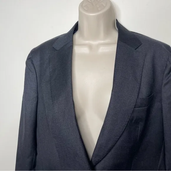 Suistudio Cameron 100% wool grey one button closure blazer sz IT 40 US 4