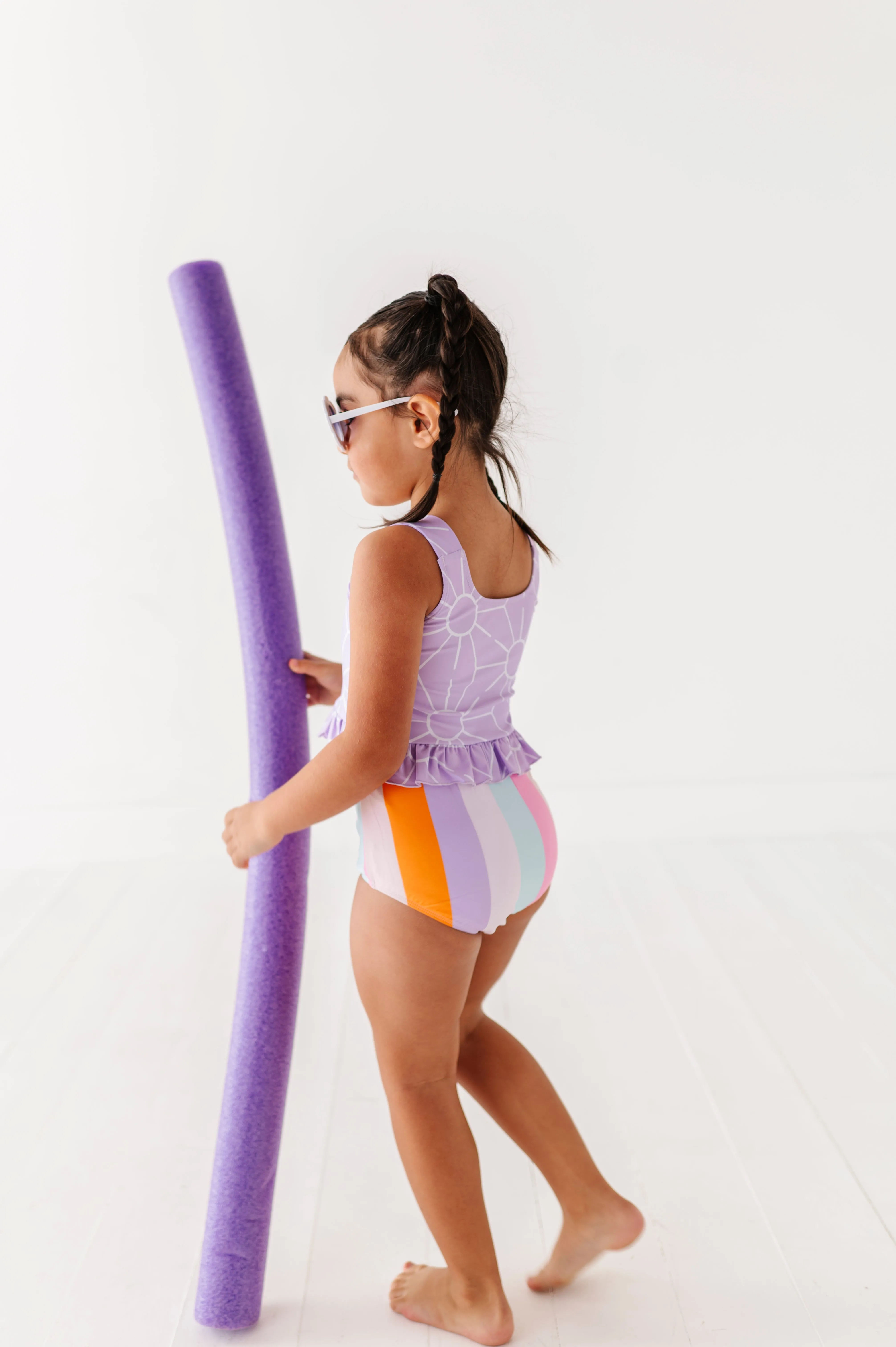 Sunny   Stripes: Ruffle TWO-PIECE Tankini