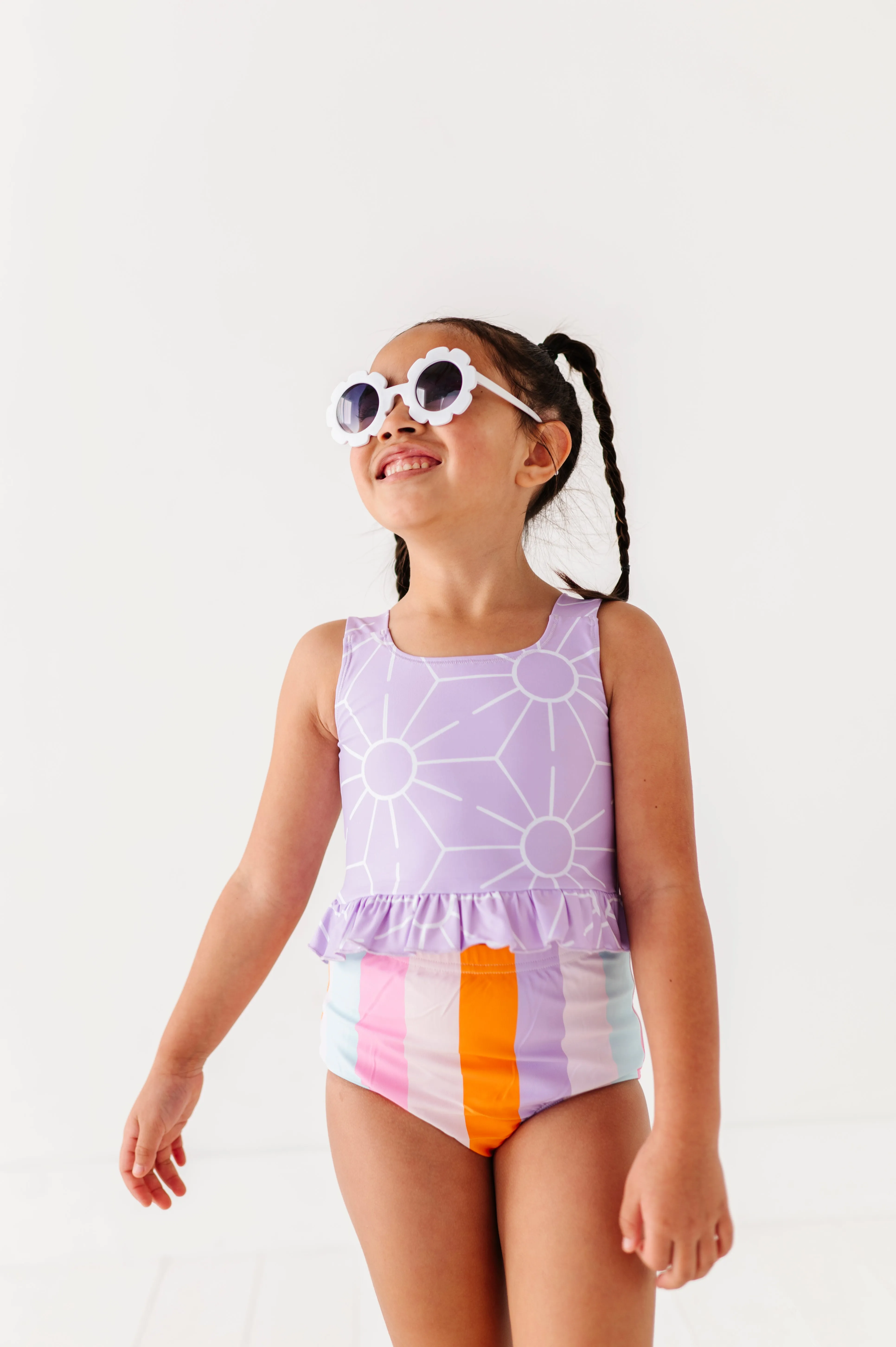 Sunny   Stripes: Ruffle TWO-PIECE Tankini