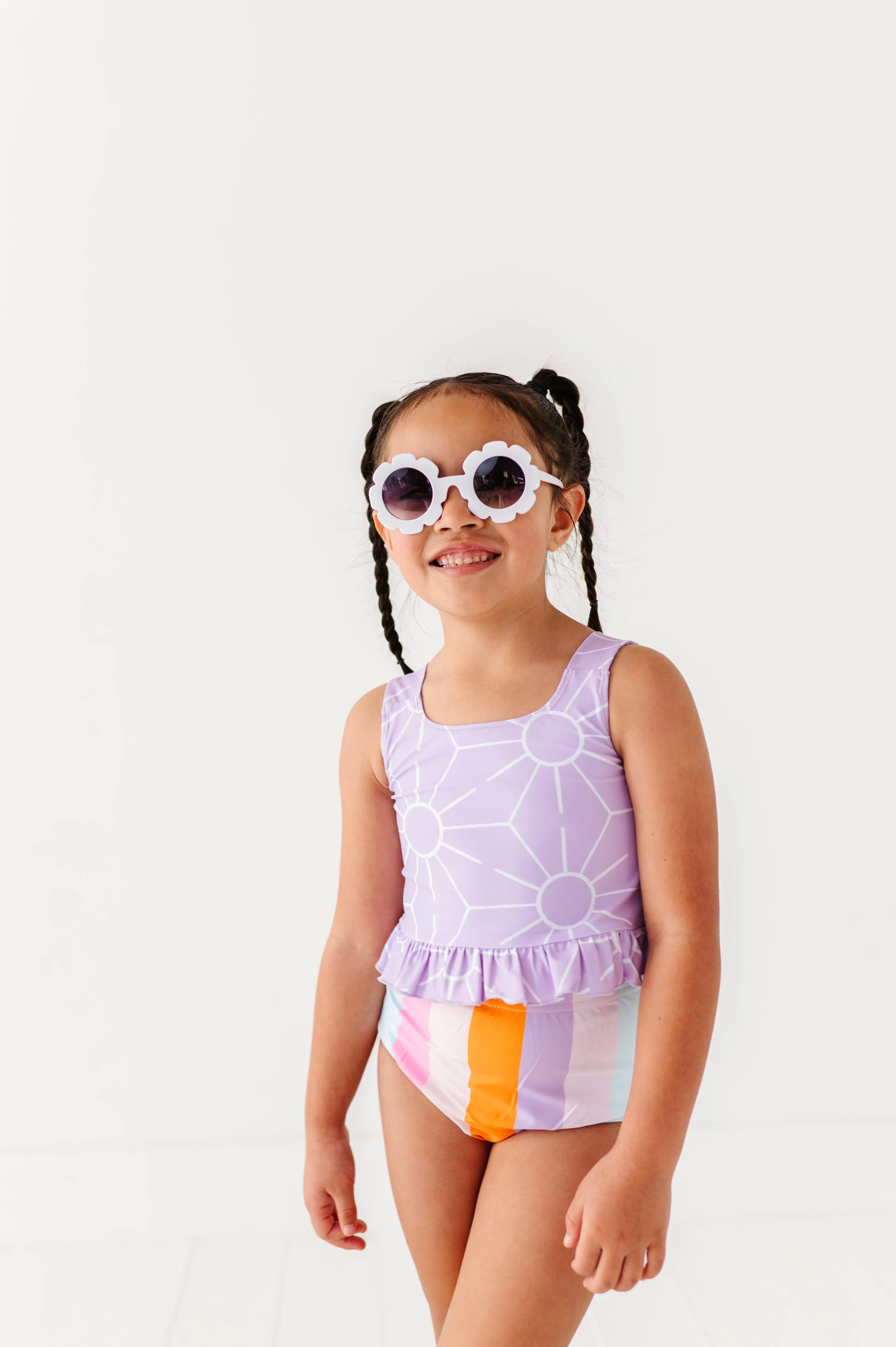 Sunny   Stripes: Ruffle TWO-PIECE Tankini