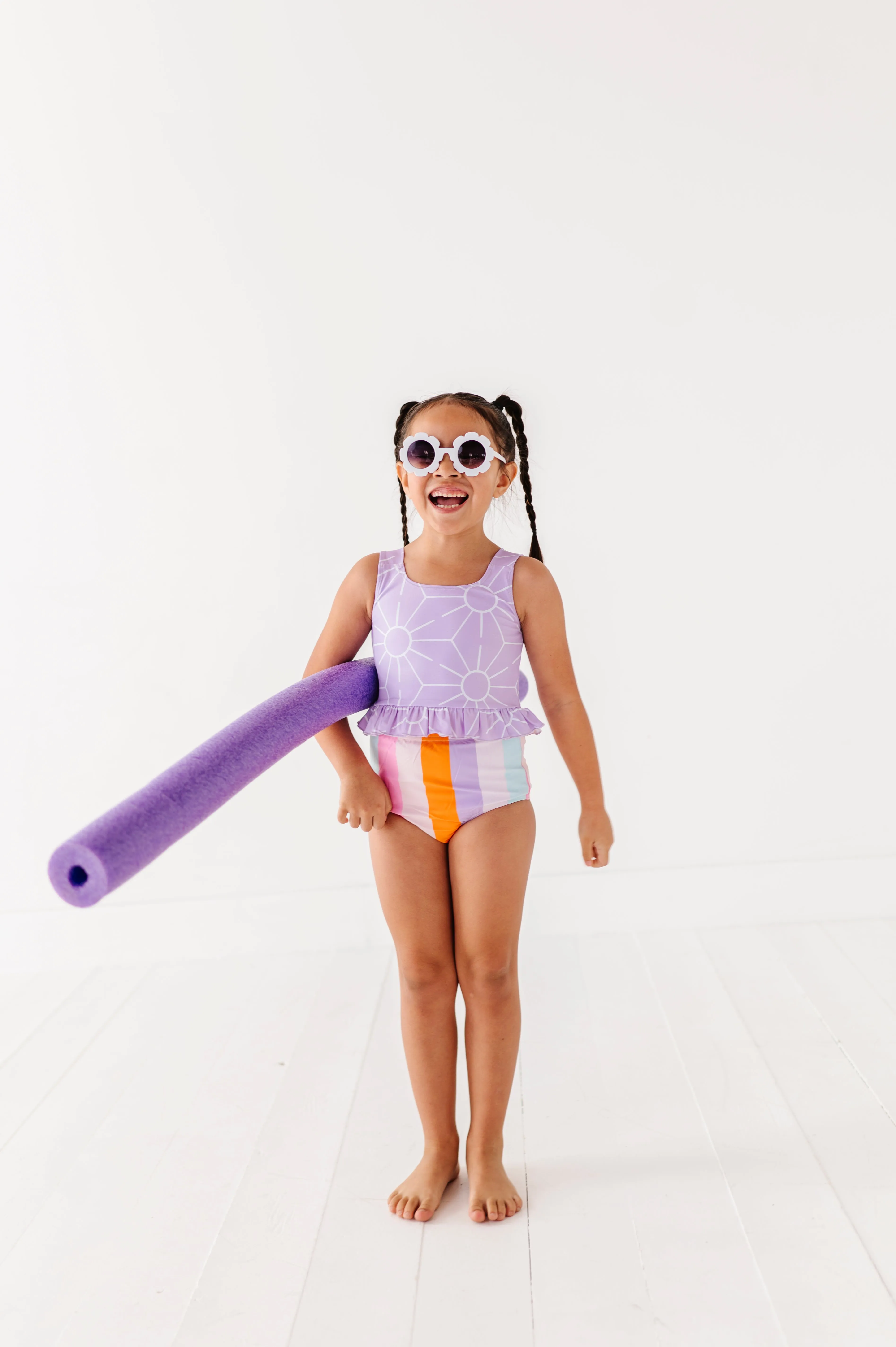 Sunny   Stripes: Ruffle TWO-PIECE Tankini