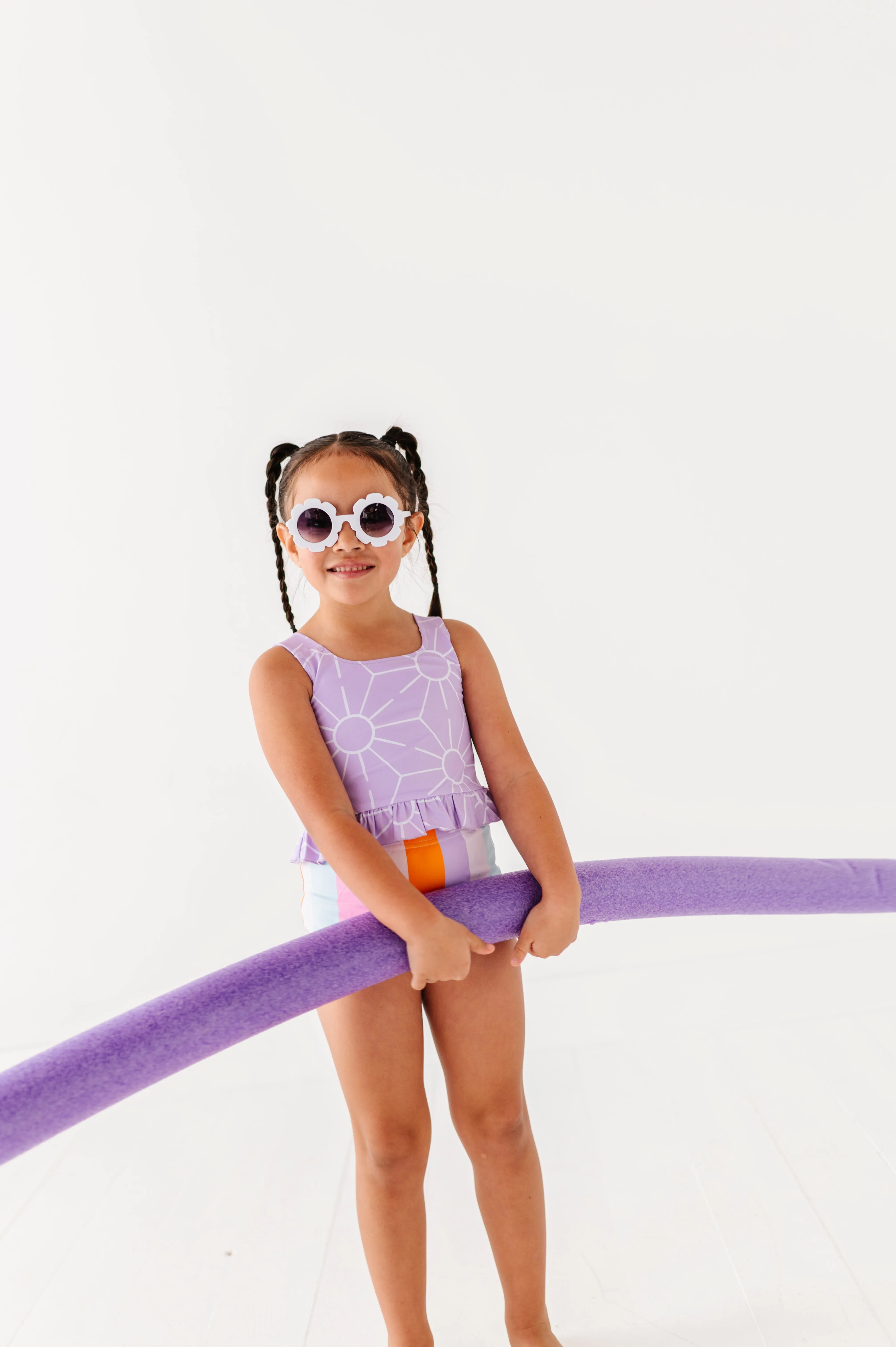 Sunny   Stripes: Ruffle TWO-PIECE Tankini