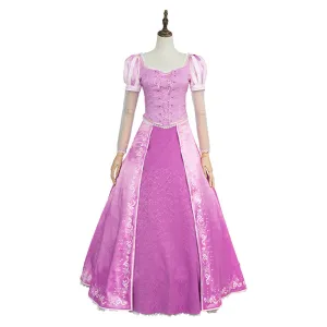 Tangled Rapunzel Cosplay Costume Women Princess Dress Outfits Halloween Carnival Party Disguise Suit