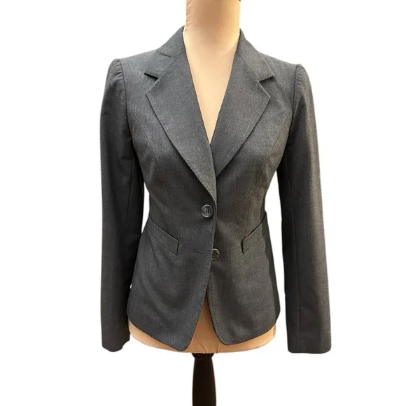 The Limited Gray 2 Button Suit Blazer- Like New