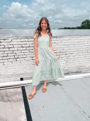 “The Notebook” Striped Dress