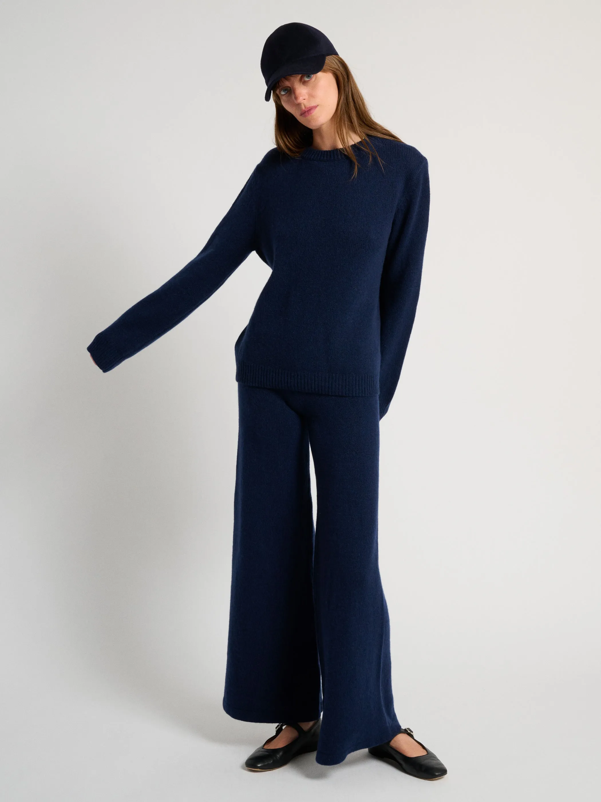 The Zephyra Flare Pants in Cashmere
