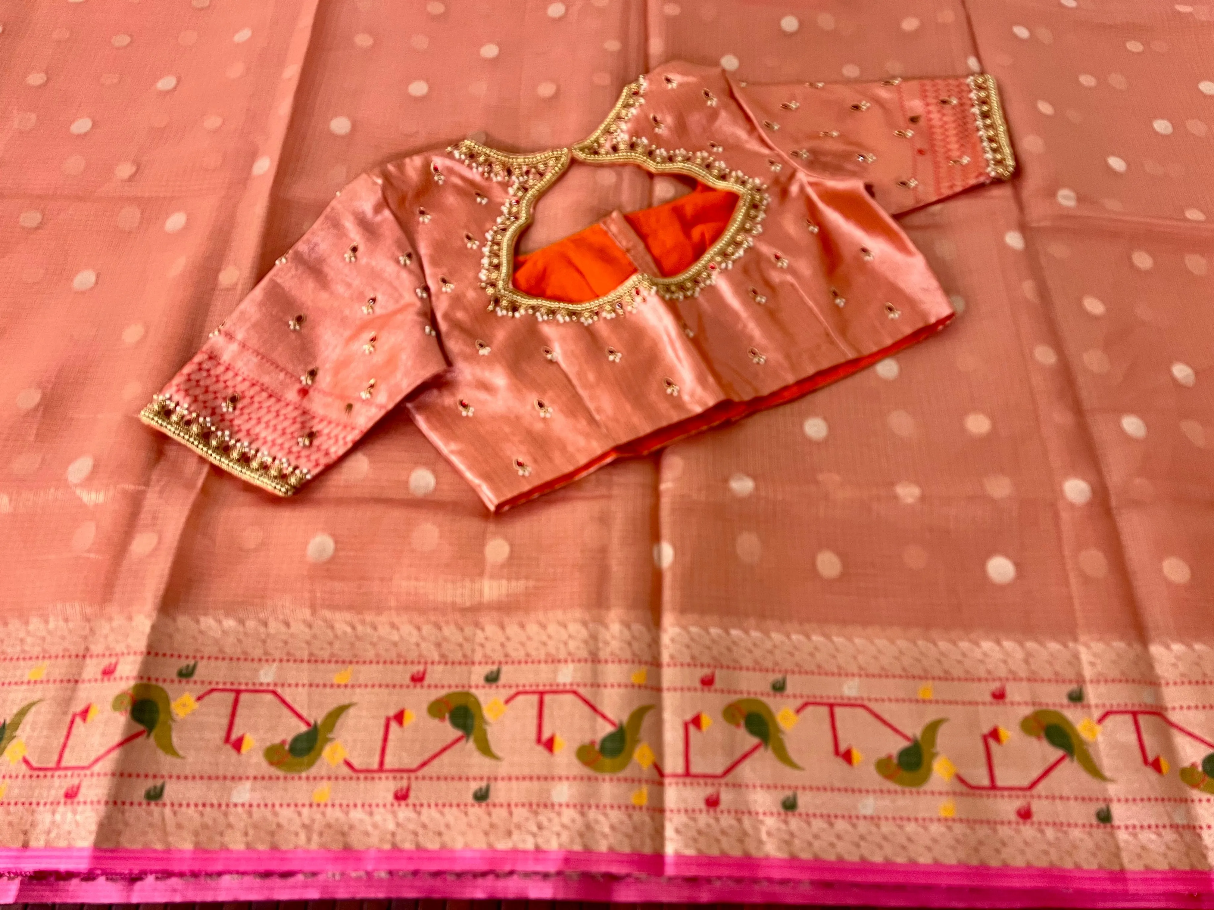 Tissue Kota silk saree