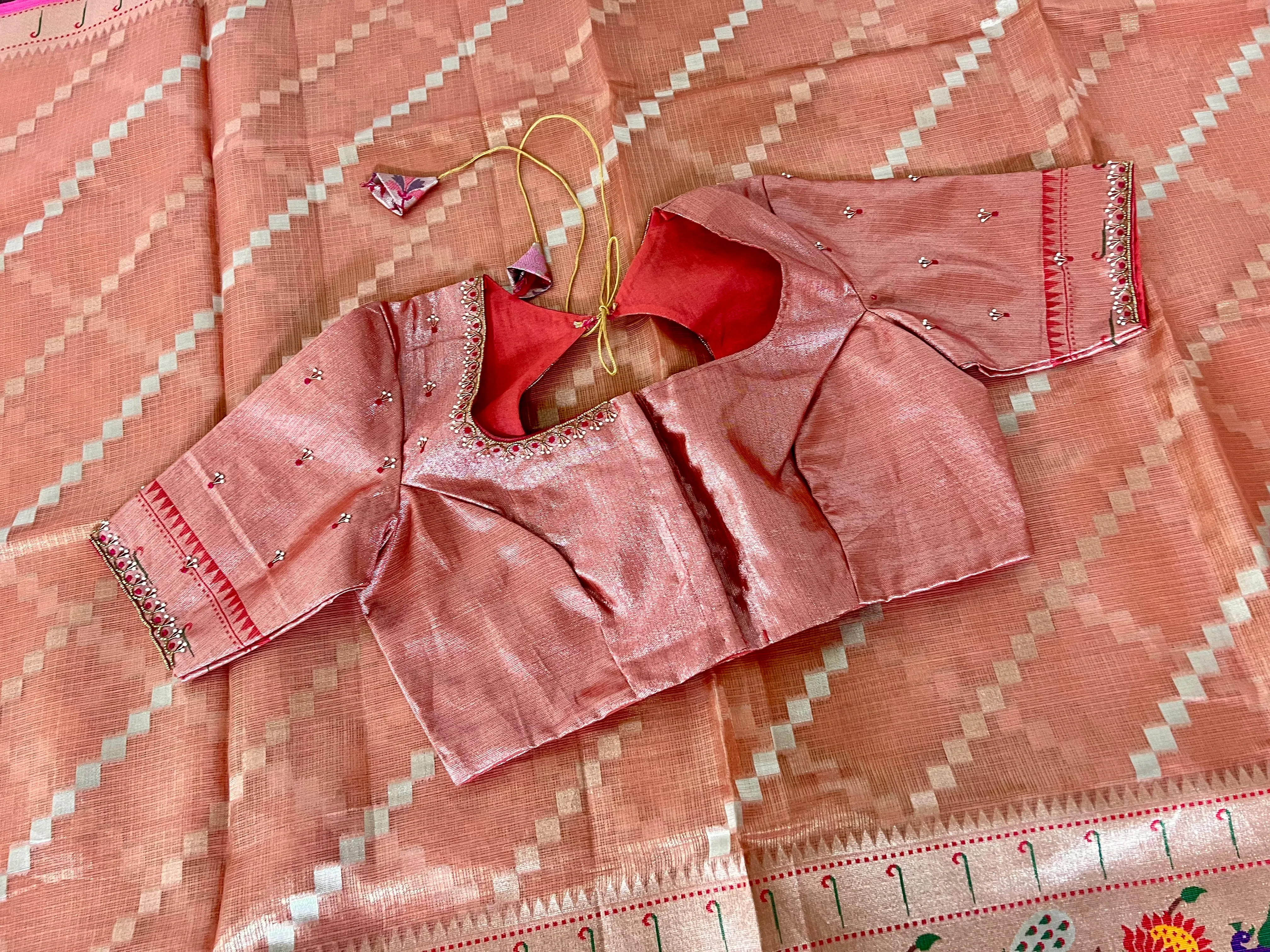 Tissue Kota silk saree