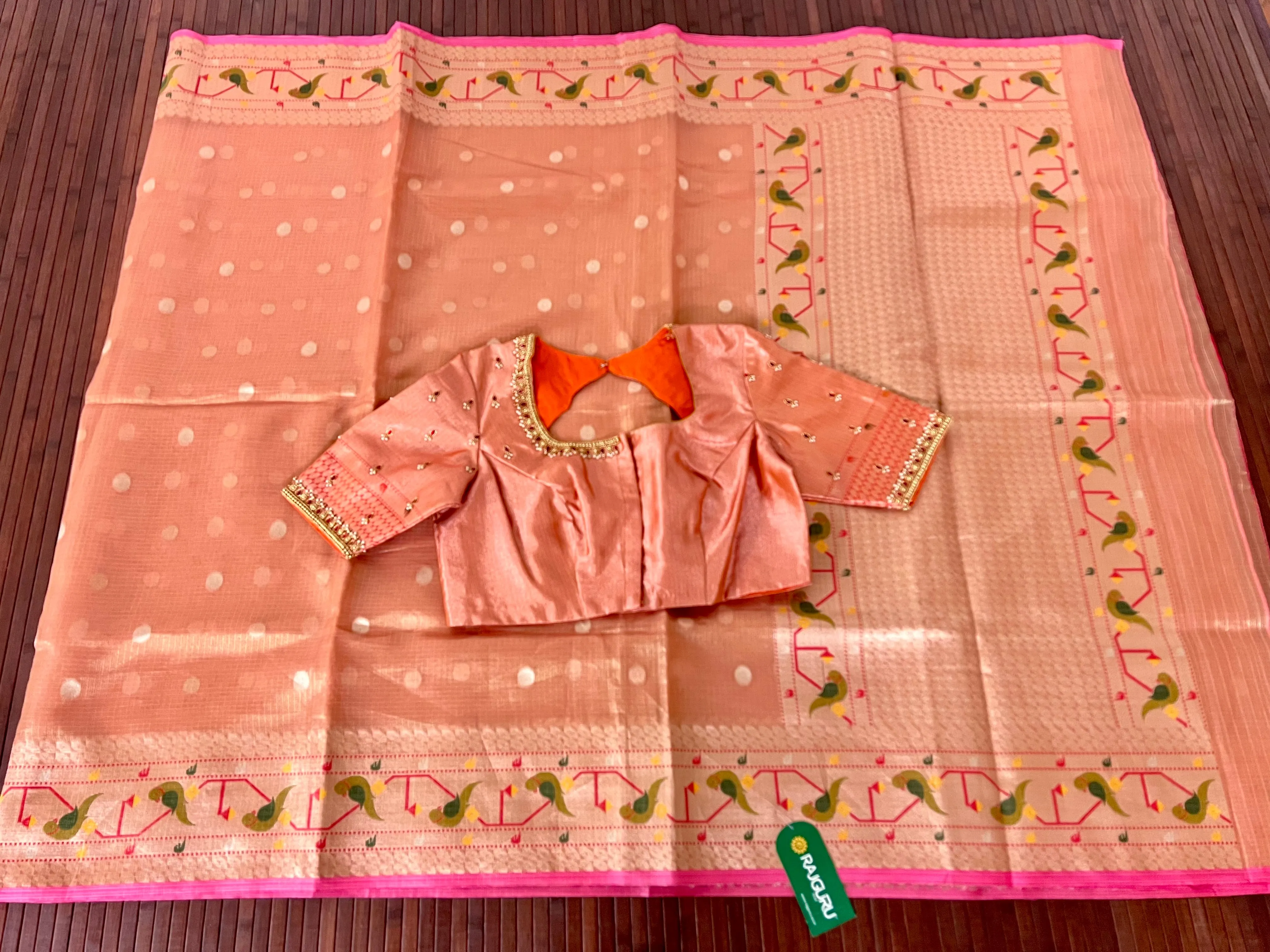 Tissue Kota silk saree