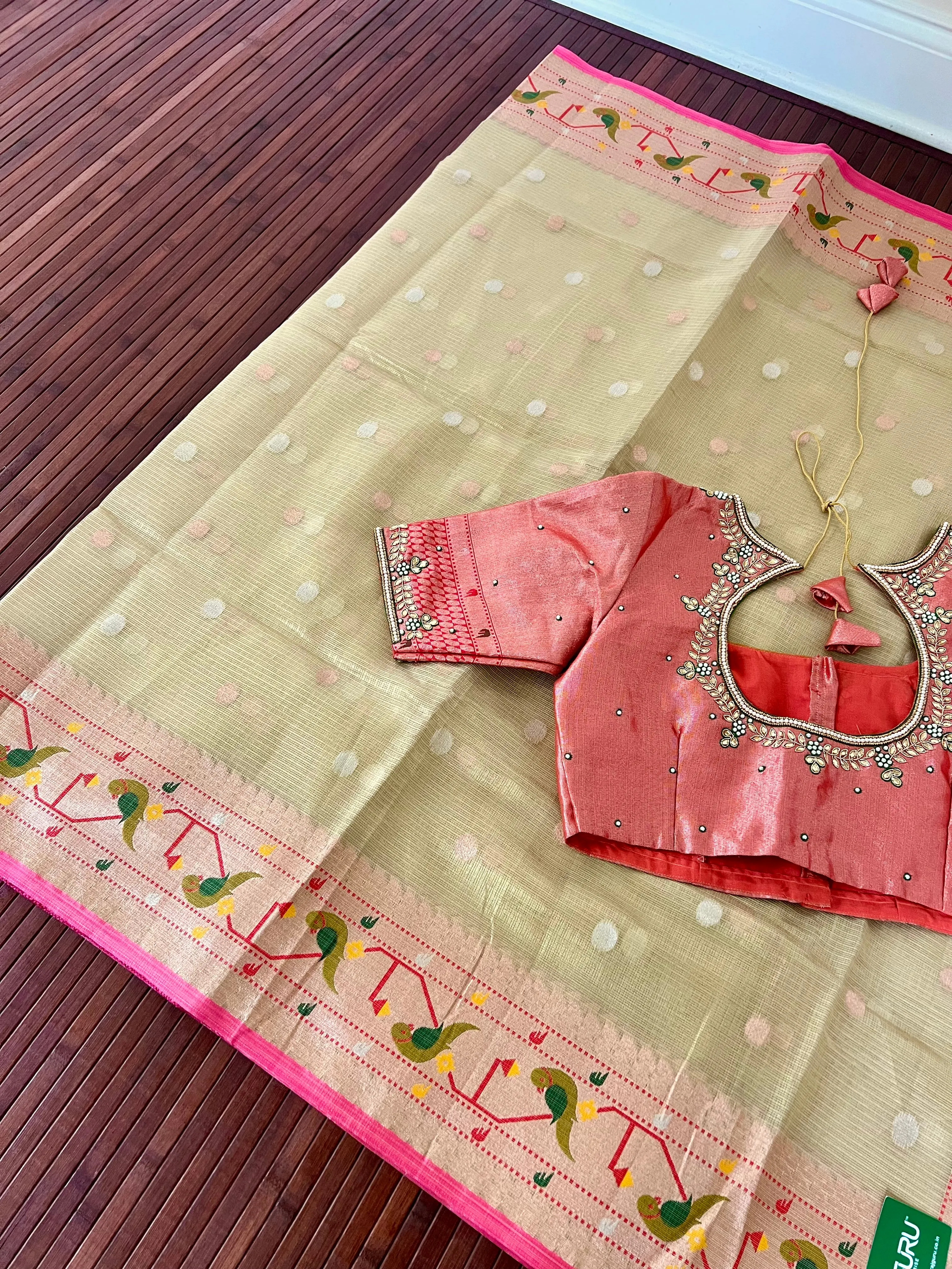 Tissue Kota silk saree