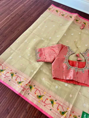 Tissue Kota silk saree